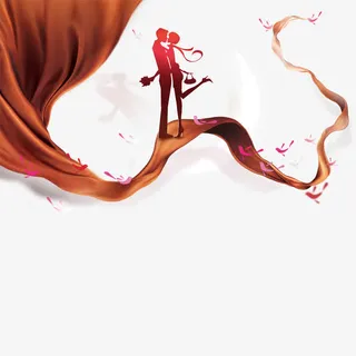 七夕情人节背景免扣素材