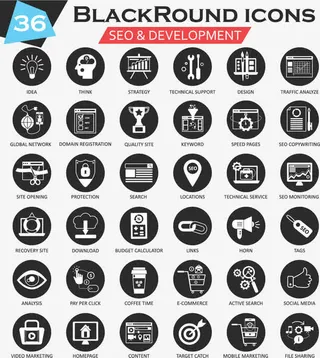 科技探索图标设计矢量素材免抠