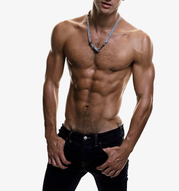 性感肌肉男古铜色PNG下载免抠