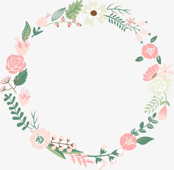 手绘花圈征集活动免抠