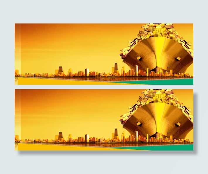 简约大气通用轮播  淘宝广告免抠