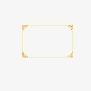 民族简约古典藏式边框免抠