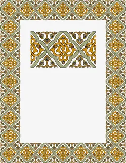 阿拉伯蔓藤花纹免抠 阿拉伯蔓藤花纹免抠