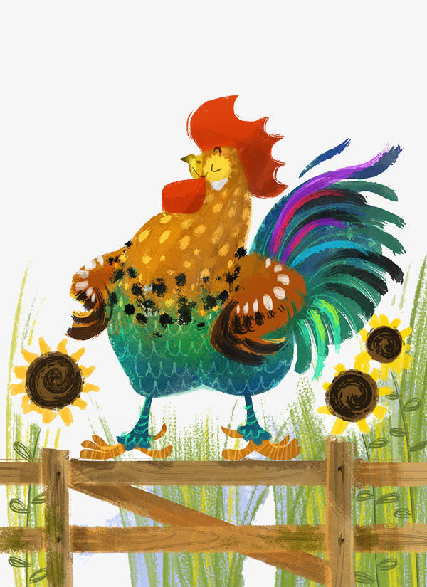 骄傲的大公鸡免抠