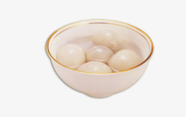 餐饮美食水煮汤圆免抠