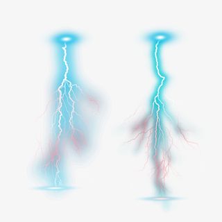 雷电效果制作免抠