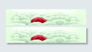 小清新红色雨伞背景高清