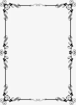 边框花纹免抠