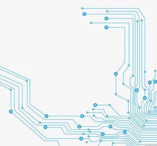 蓝色科技代码免抠