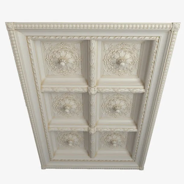 长方形欧式吊顶免抠