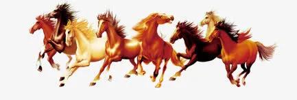 马到成功淘宝首页设计免抠