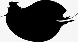 山水墨笔刷免抠