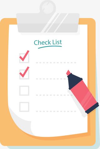 矢量手绘备忘录免抠