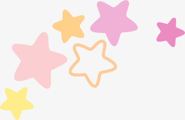 星星底纹免抠