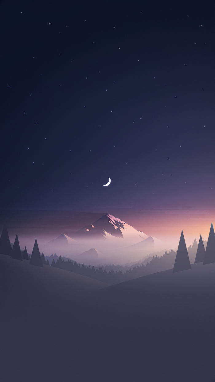 创意星空月亮图高清