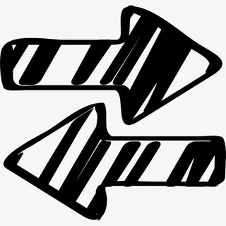 画右、左箭头图标免抠