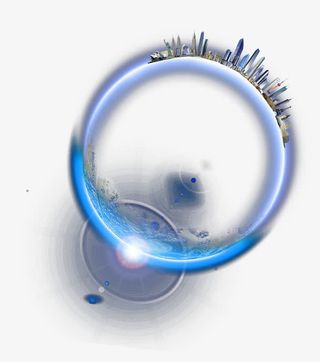 创意地球城市免抠