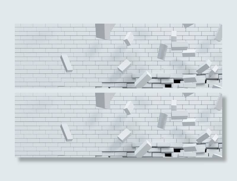 灰色砖墙背景高清