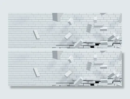 灰色砖墙背景高清