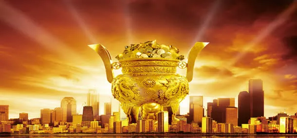 房地产奢华商铺金币免抠