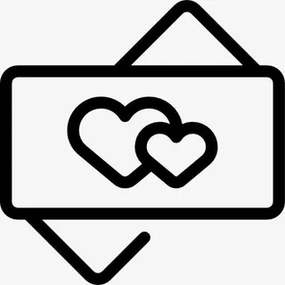 婚礼邀请图标免抠