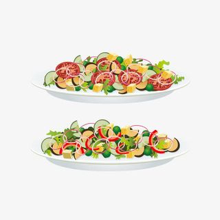 矢量蔬菜沙拉免抠
