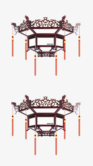 元宵喜庆素材  中国风灯笼免抠