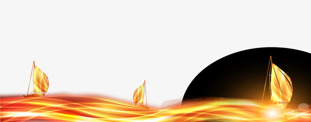 火焰光效边框免抠