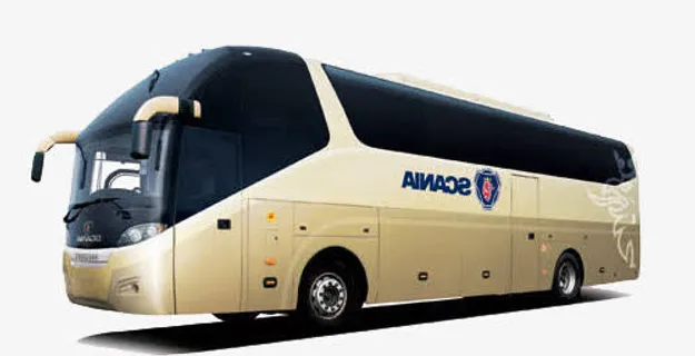 豪华vip大巴车免抠