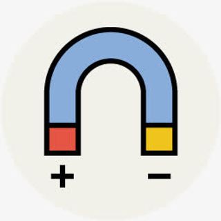 科学图标手绘科学图片 磁铁免抠