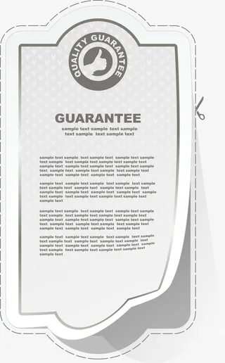 灰色纸张标签免抠