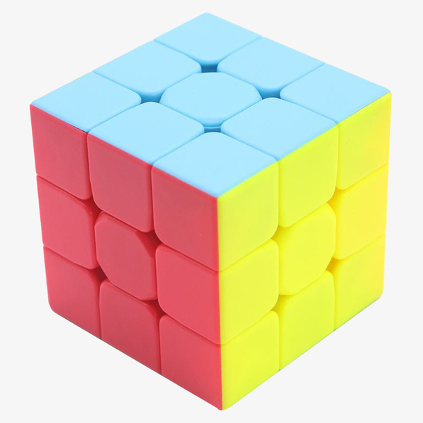 三阶，马卡龙魔方（800×800）免抠
