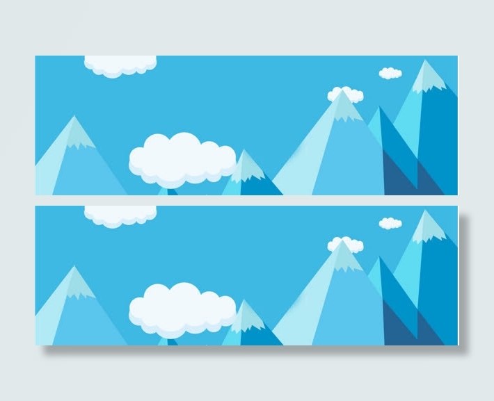 商务简约背景banner设计免抠