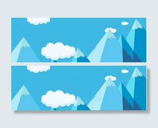 商务简约背景banner设计免抠