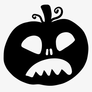 万圣节南瓜怪剪纸免抠