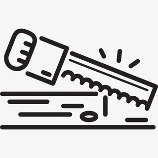 木材锯图标免抠