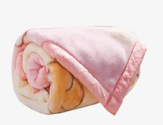 加厚秋冬季新生儿童毛毯免抠