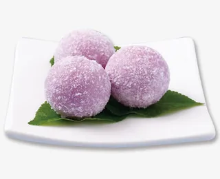 美味紫薯球免抠