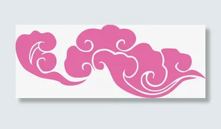 祥云全新中式花纹免抠