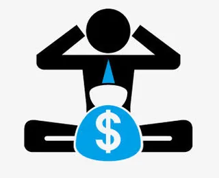 矢量人物-思考免抠