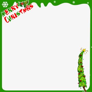 圣诞元素边框免抠