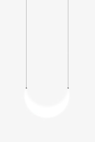 蝴蝶线条月亮免抠