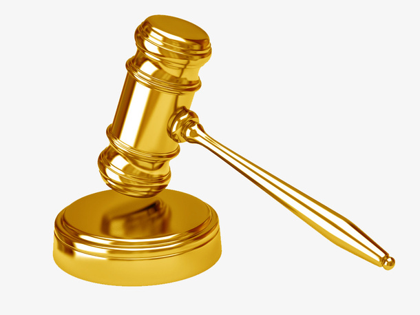 金色的锤子免抠装饰生活用品元素