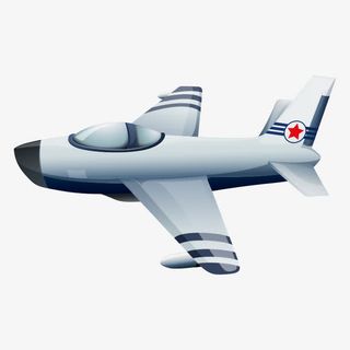 飞机 交通工具 卡通免抠