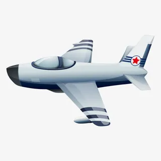 飞机 交通工具 卡通免抠