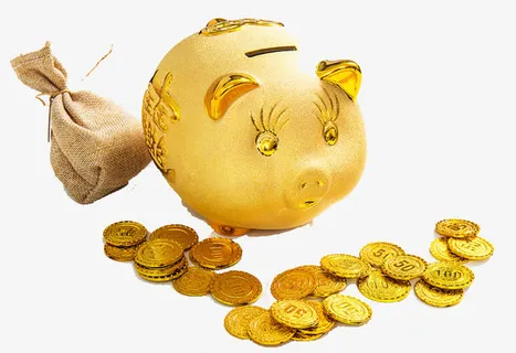 金色的小猪免抠 金色的小猪免抠