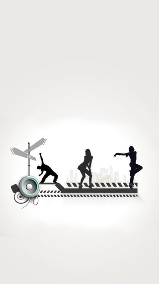 灰色背景下的狂欢H5背景高清