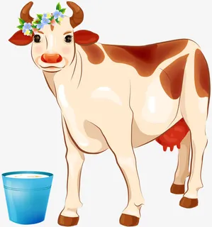 肥美奶牛免抠