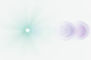 蓝色清新光芒光晕效果元素免抠