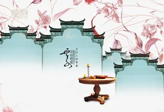 中国风海报设计免抠